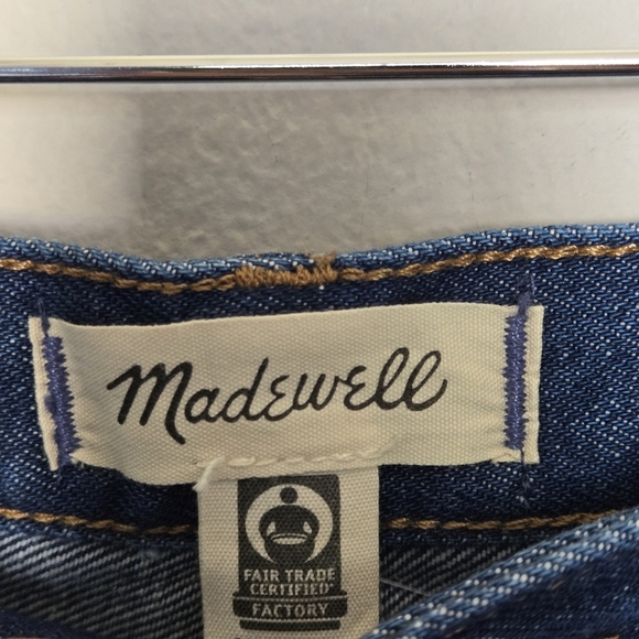 NWOT Madewell Baggy Straight Balloon Jeans in Dark Worn Indigo Wash Size 30 - Picture 8 of 12